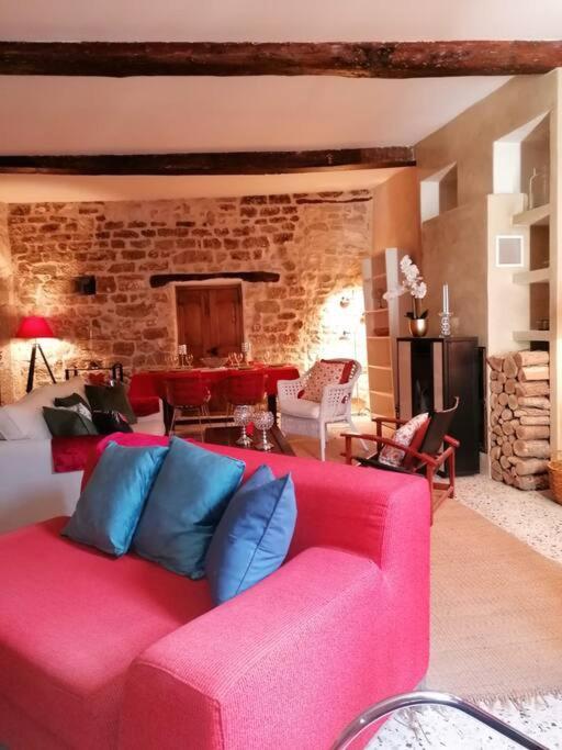 La Maison d’Helene&Antoine à Bonnieux XII siècle Esterno foto